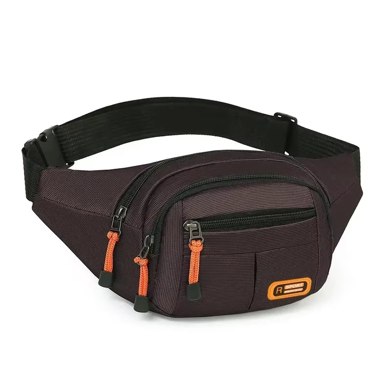 Multifunctional Oxford Waterproof Waist Bag - Large Capacity Fanny Pack for Men & Women, Durable Unisex Riñoneras Para Hombre