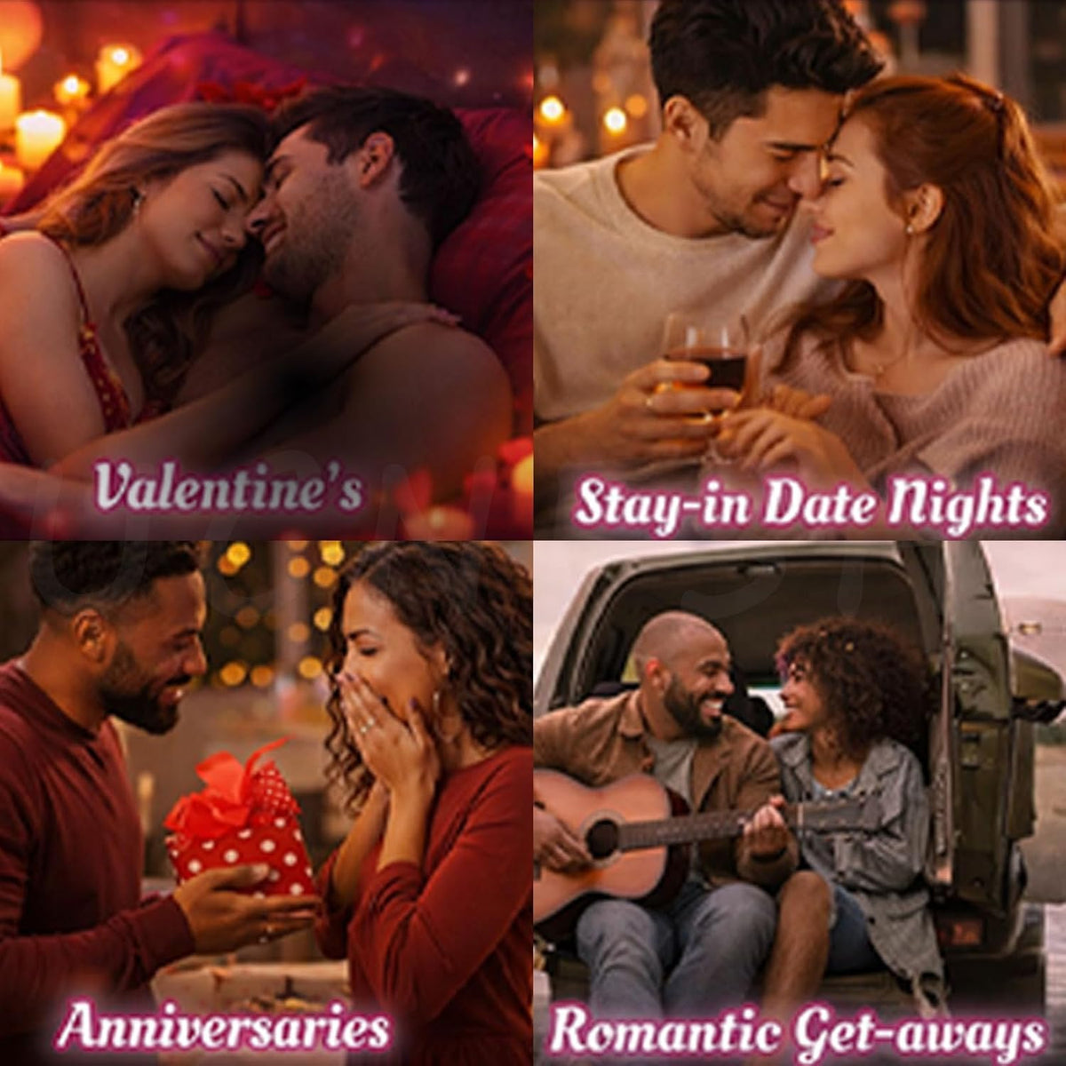 Couples Glow-in-the-Dark Sex Dice Game: Adult Dice Featuring Positions, Body Parts, Actions & Locations for Romantic Date Nights and Gifts