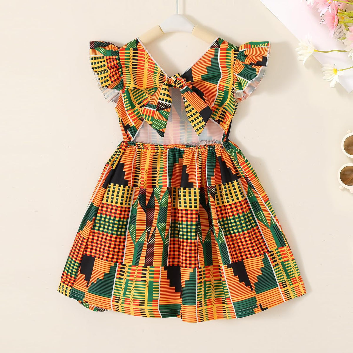 African Baby Clothes Girl Dashiki Ankara Outfit Set
