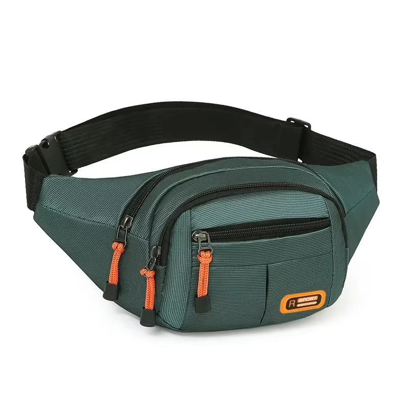 Multifunctional Oxford Waterproof Waist Bag - Large Capacity Fanny Pack for Men & Women, Durable Unisex Riñoneras Para Hombre