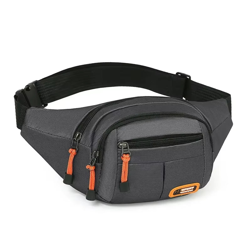 Multifunctional Oxford Waterproof Waist Bag - Large Capacity Fanny Pack for Men & Women, Durable Unisex Riñoneras Para Hombre
