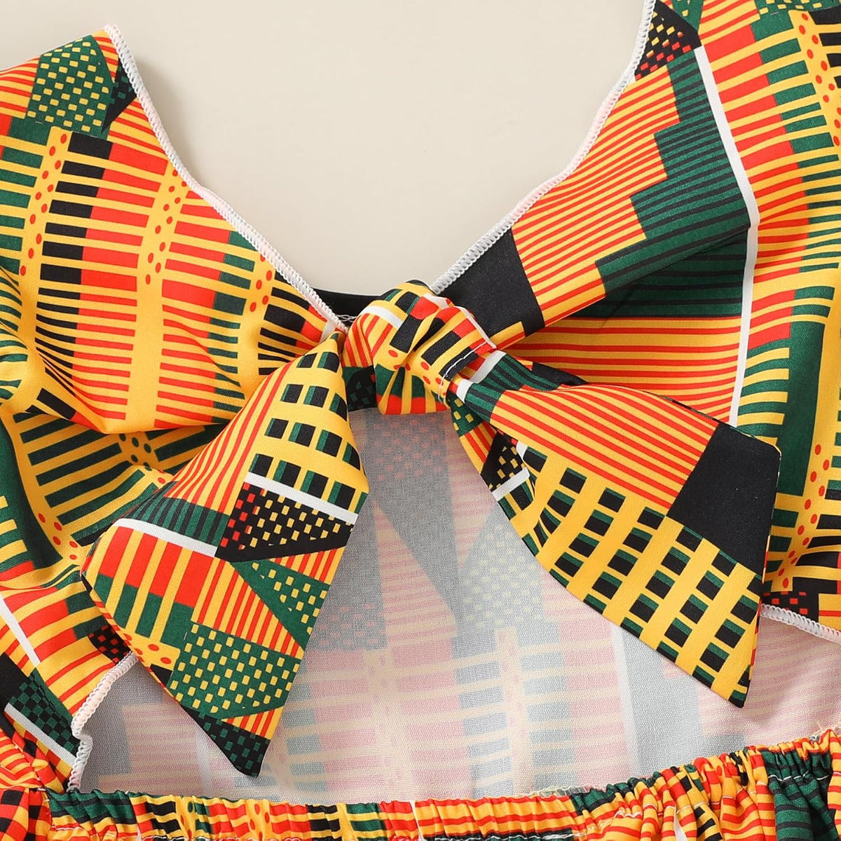 African Baby Clothes Girl Dashiki Ankara Outfit Set