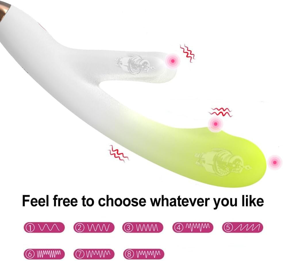 Adult Sex Tools for Women Today Rabbit Vibrator Best Pleasure Toy Set 8 Vibration Modes for Women Silent Silicone Vibrator Realistic Handheld for Her