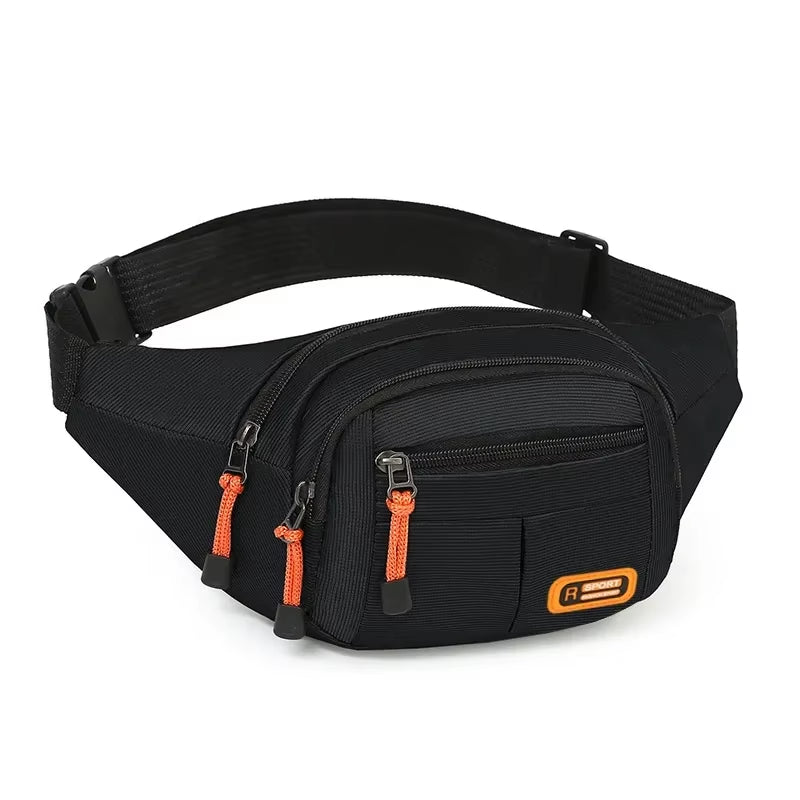Multifunctional Oxford Waterproof Waist Bag - Large Capacity Fanny Pack for Men & Women, Durable Unisex Riñoneras Para Hombre